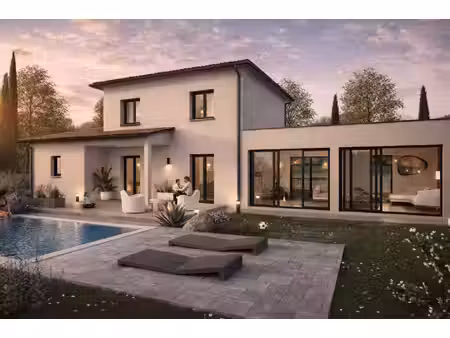 terrain avec maison neuve à vendre