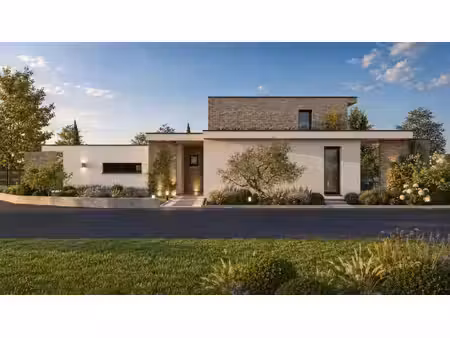 terrain avec maison neuve à vendre