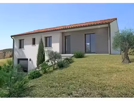 terrain avec maison neuve à vendre