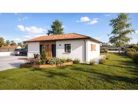 terrain avec maison neuve à vendre