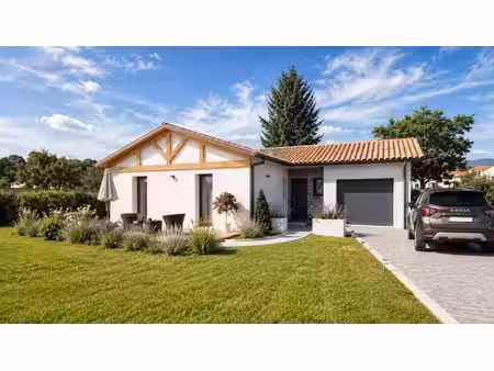 terrain avec maison neuve à vendre