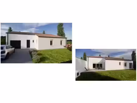 terrain avec maison neuve à vendre