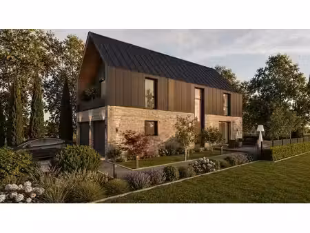 terrain avec maison neuve à vendre