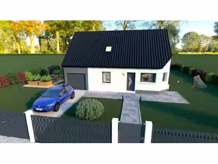 terrain avec maison neuve à vendre