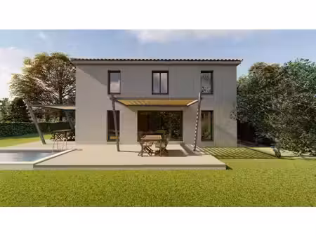 terrain avec maison neuve à vendre
