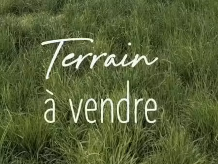 terrain constructible à vendre