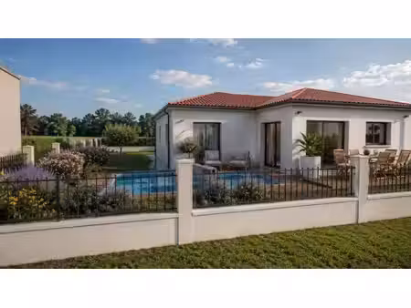 terrain avec maison neuve à vendre