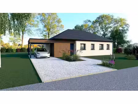 terrain avec maison neuve à vendre