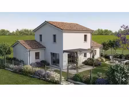 terrain avec maison neuve à vendre