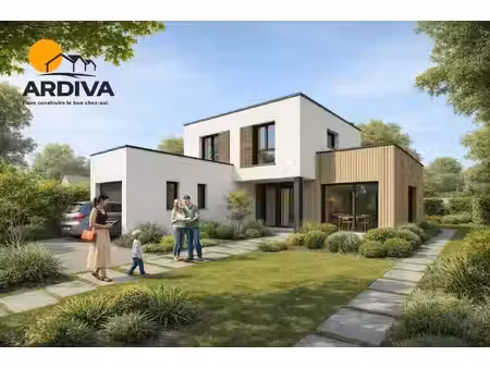 terrain avec maison neuve à vendre