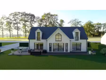 terrain avec maison neuve à vendre