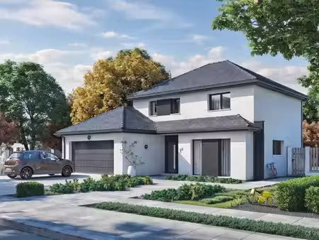 terrain avec maison neuve à vendre