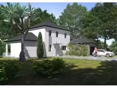 terrain avec maison neuve à vendre