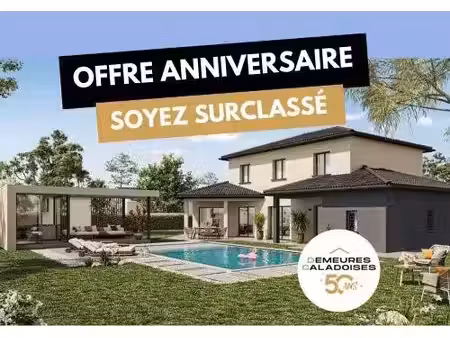 terrain avec maison neuf à vendre
