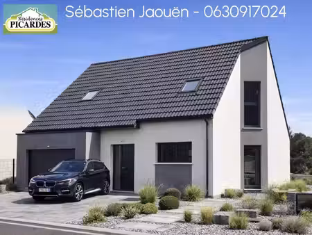 terrain avec maison neuve à vendre