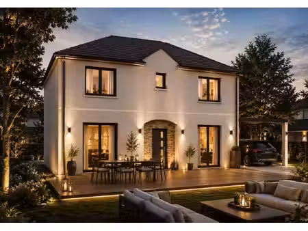 terrain avec maison neuve à vendre