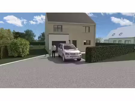 terrain avec maison neuve à vendre