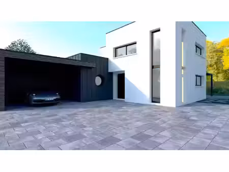 terrain avec maison neuve à vendre