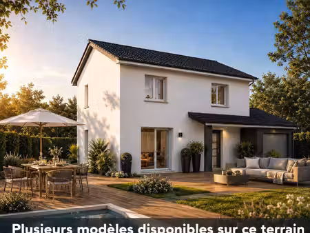 terrain avec maison neuve à vendre