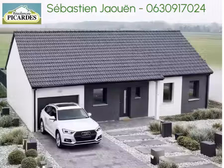 terrain avec maison neuve à vendre