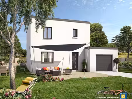 terrain avec maison neuve à vendre