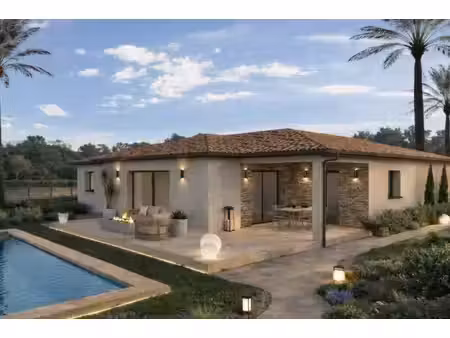 terrain avec maison neuve à vendre