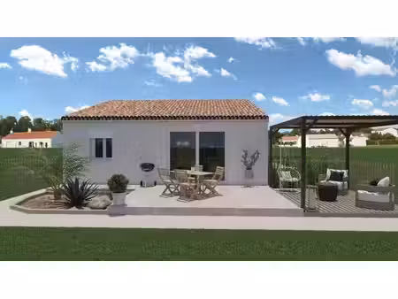 terrain avec maison neuve à vendre