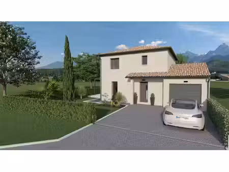 terrain avec maison neuve à vendre