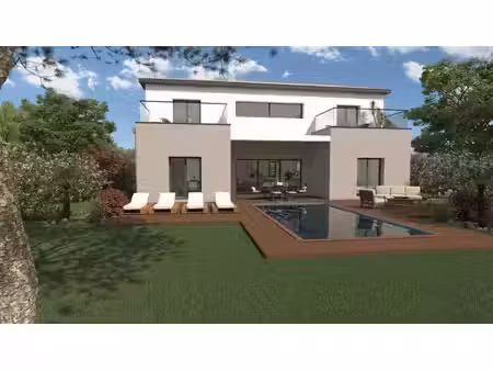 terrain avec maison neuve à vendre
