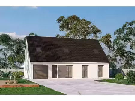 terrain avec maison neuve à vendre