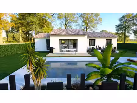 terrain avec maison neuve à vendre