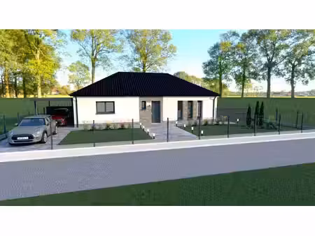 terrain avec maison neuve à vendre