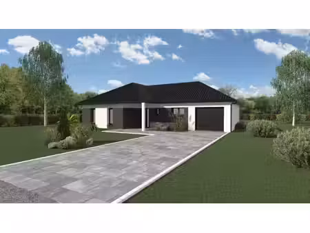 terrain avec maison neuve à vendre