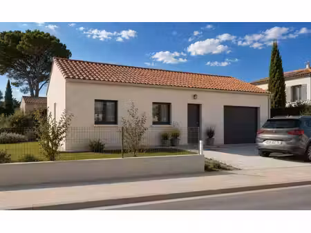 terrain avec maison neuve à vendre
