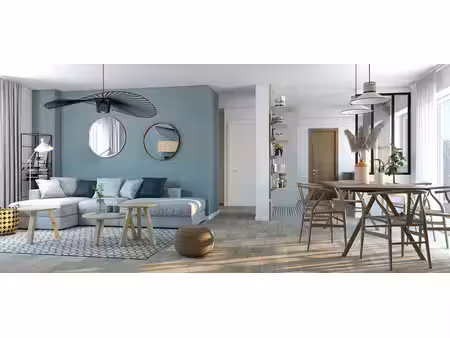 terrain avec maison neuve à vendre