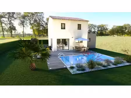 terrain avec maison neuve à vendre