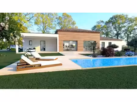 terrain avec maison neuve à vendre