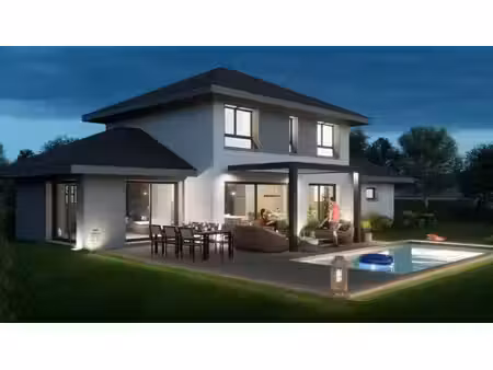 terrain avec maison neuve à vendre