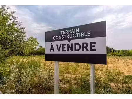 terrain constructible à vendre