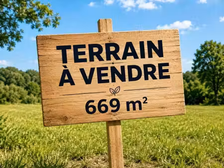 terrain constructible à vendre