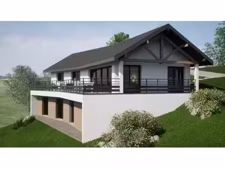 terrain avec maison neuve à vendre