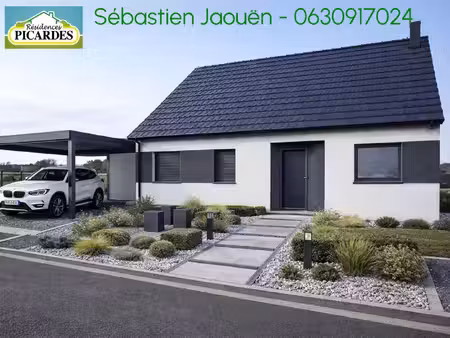 terrain avec maison neuve à vendre
