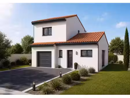 terrain avec maison neuve à vendre