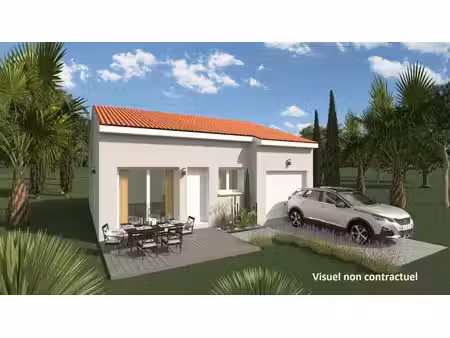 terrain avec maison neuve à vendre