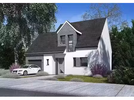 terrain avec maison neuve à vendre