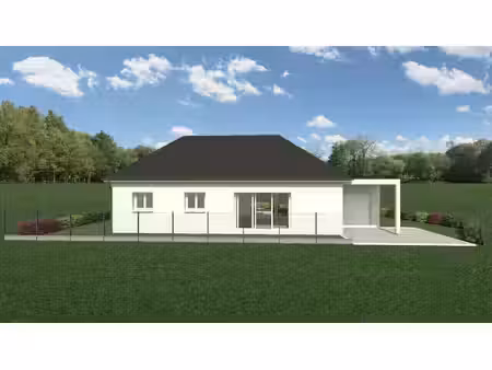 terrain avec maison neuve à vendre