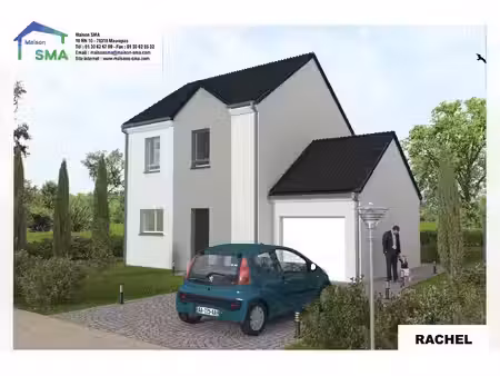 terrain avec maison neuve à vendre