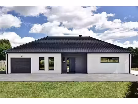 terrain avec maison neuve à vendre
