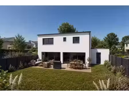 terrain avec maison neuve à vendre
