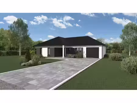 terrain avec maison neuve à vendre